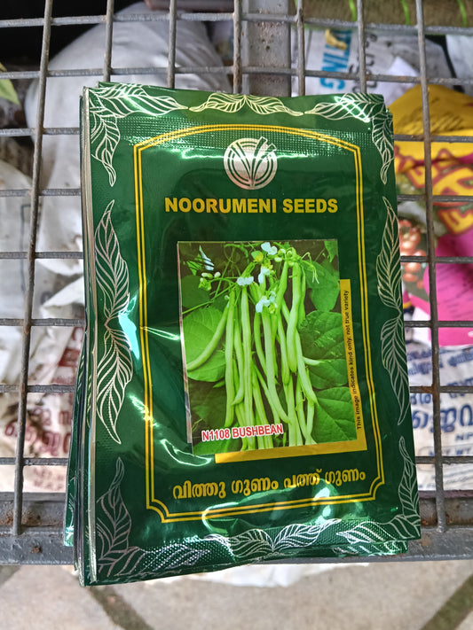 Bush Bean Seeds | High Yield Green Bean Seeds for Home Garden & Farming