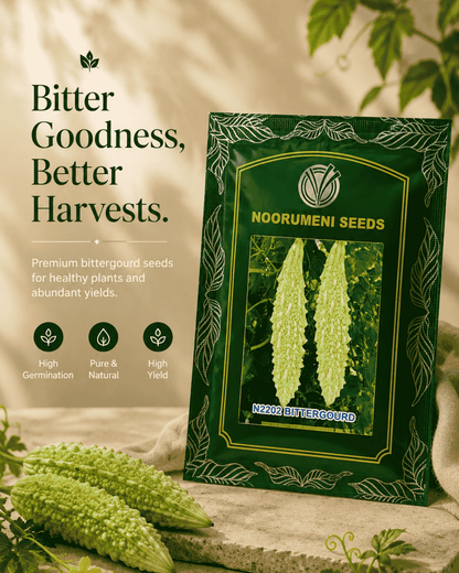 Bitter Gourd Seeds | High Yield Pavakka Seeds for Home Garden & Farming