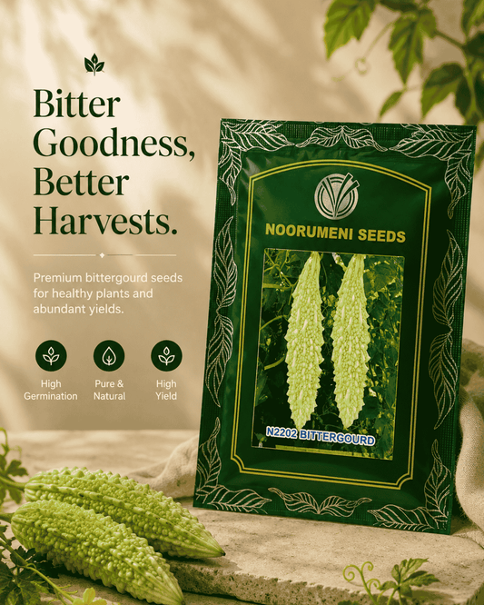Bitter Gourd Seeds | High Yield Pavakka Seeds for Home Garden & Farming